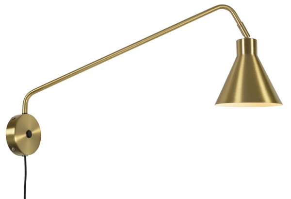 It´s about RoMi Wandlampe Lyon, dreh & schwenkbar, Metall, Gold